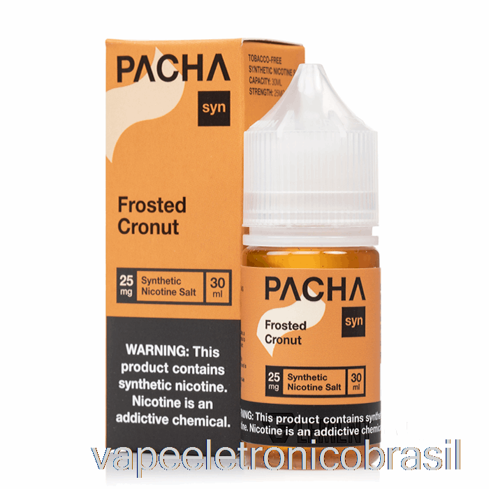 Vape Recarregável Cronut Fosco - Sais Pacha Syn - 30ml 25mg